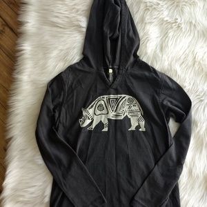 Tea Collection Boys size 12 Long Sleeve Shirt Gray